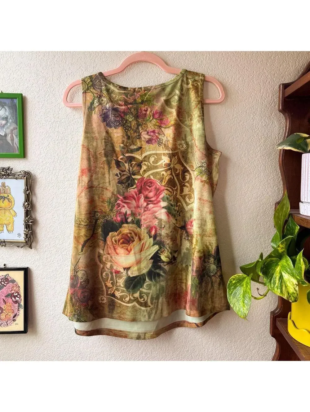 Vintage Women's Y2K Fairy Boho Tank Blouse